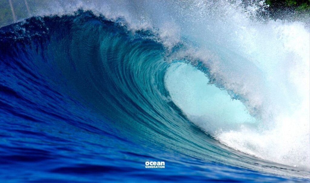 breaching wave shared by Ocean Generation: Experts in Ocean education