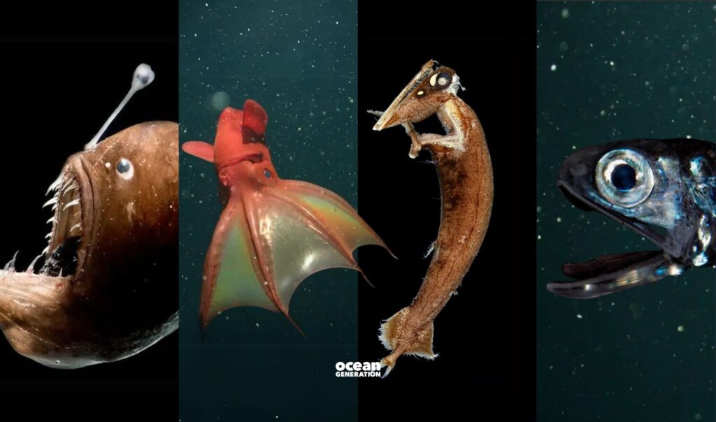 Why do marine animals emit light in the Ocean?