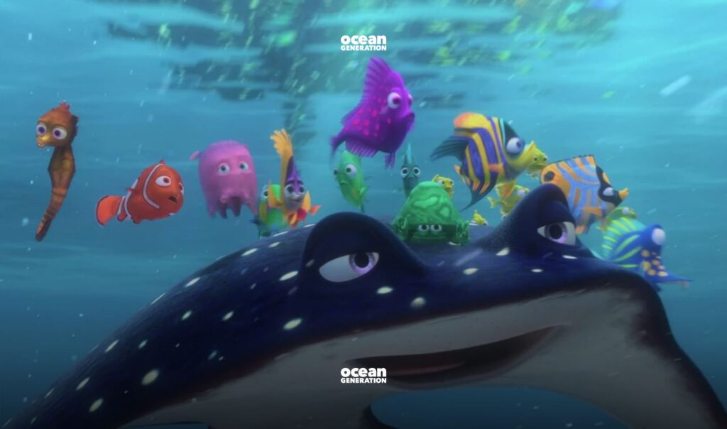 Ocean animals in Finding Nemo. Posted by Ocean Generation, leaders in Ocean education.