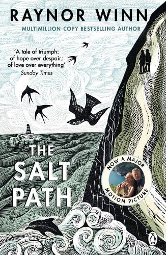 Cover of "The Salt Path" – a coastal memoir about healing and walking the South West Coast.